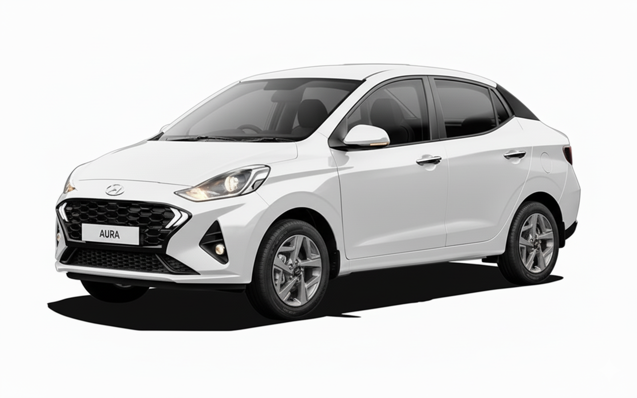 Hyundai Aura Car Rental Aurangabad (Chhatrapati Sambhajinagar) - 4 Seater Sedan
